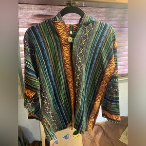 Thai cotton embroidered hoodie